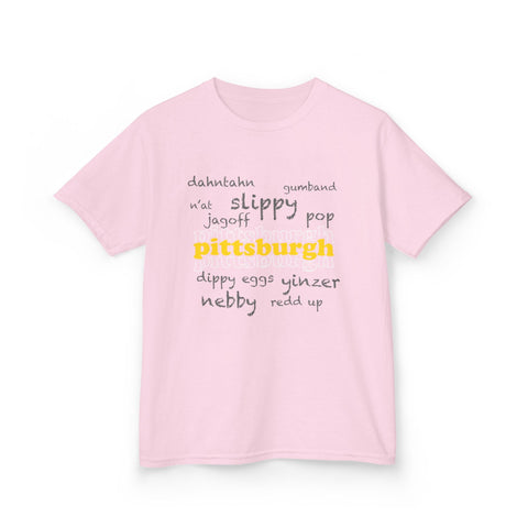 Pittsburgh Yinzerisms - Kids Graphic Short Sleeve T-Shirt Kids Apparel - YinzerShop