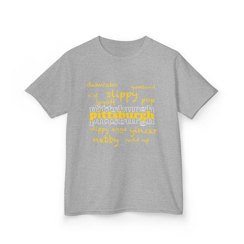 Pittsburgh Yinzerisms - Kids Graphic Short Sleeve T-Shirt Kids Apparel - YinzerShop