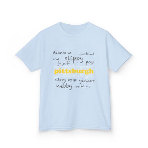 Pittsburgh Yinzerisms - Kids Graphic Short Sleeve T-Shirt Kids Apparel - YinzerShop