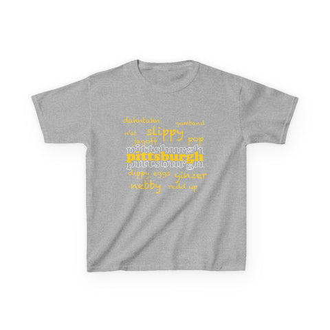 Pittsburgh Yinzerisms - Kids Graphic Short Sleeve T-Shirt Kids Apparel - YinzerShop