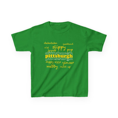 Pittsburgh Yinzerisms - Kids Graphic Short Sleeve T-Shirt Kids Apparel - YinzerShop