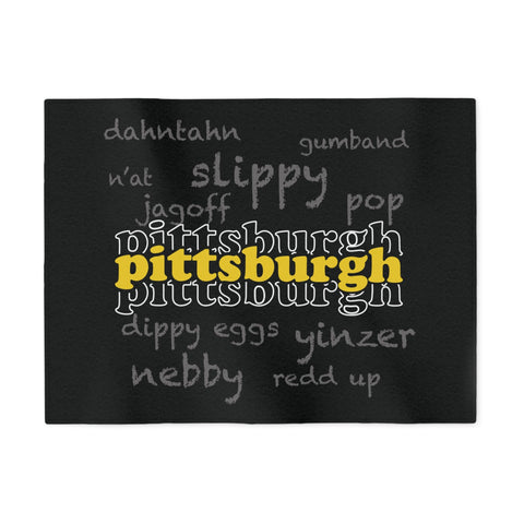 Pittsburgh Yinzerisms - Sweatshirt Blanket Home Decor - YinzerShop
