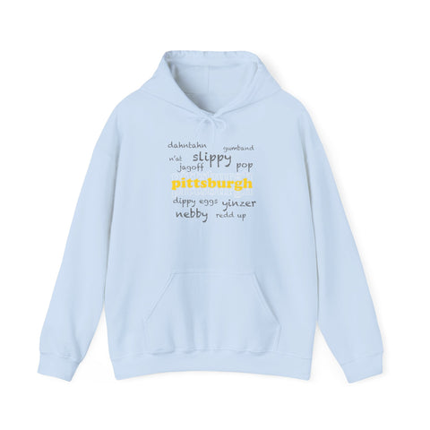 Pittsburgh Yinzerisms - Unisex Heavy Blend™ Hooded Sweatshirt Hoodie - YinzerShop
