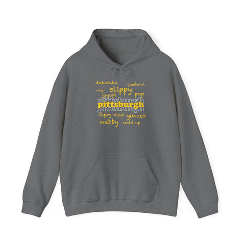 Pittsburgh Yinzerisms - Unisex Heavy Blend™ Hooded Sweatshirt Hoodie - YinzerShop