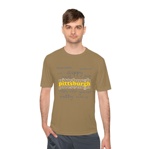 Pittsburgh Yinzerisms - Unisex Moisture Wicking Tee T-Shirt - YinzerShop