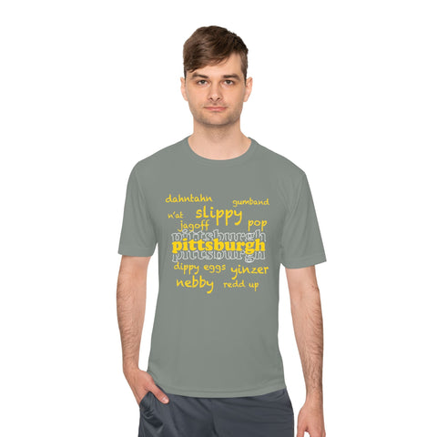 Pittsburgh Yinzerisms - Unisex Moisture Wicking Tee T-Shirt - YinzerShop