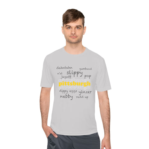 Pittsburgh Yinzerisms - Unisex Moisture Wicking Tee T-Shirt - YinzerShop