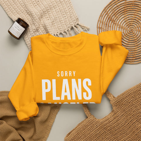 Plans Canceled Sweatshirt — "Sorry Plans Canceled, Football Is On" Crewneck Sweatshirt - YinzerShop