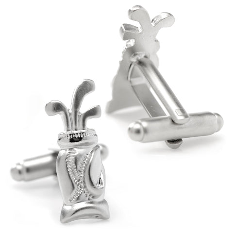 Plated Golf Bag Cufflinks – Durable Metal Men's Fashion Accessories Gift Cufflinks - YinzerShop