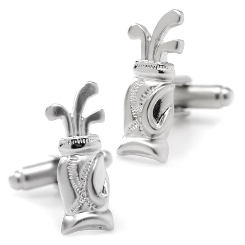 Plated Golf Bag Cufflinks – Durable Metal Men's Fashion Accessories Gift Cufflinks - YinzerShop