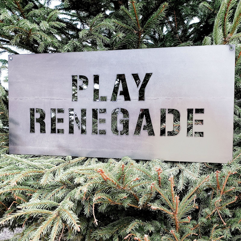 'Play Renegade' Pittsburgh Wall Decor
