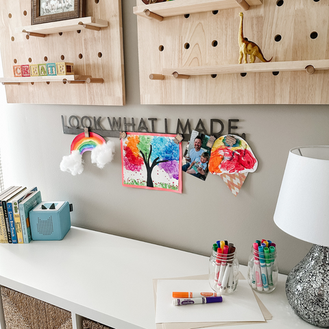 'Look What I Made' Magnetic Bar (sans serif font)