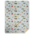 Plush Throw Blanket | Pittsburgh 60x80 Cozy Family Snuggle Blanket Throw Blanket - YinzerShop