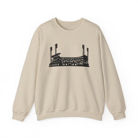 PNC Park - Heavy Blend™ Crewneck Sweatshirt Sweatshirt - YinzerShop