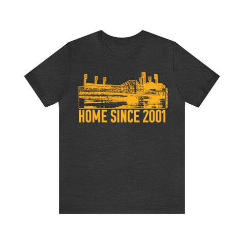 Pnc Park Home Series T-Shirt - Short Sleeve Tee T-Shirt Printify Dark Grey Heather S 