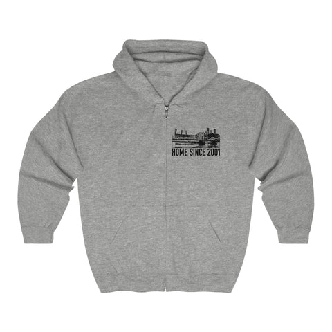 PNC Park Home Series - Unisex Heavy Blend™ Full Zip Hooded Sweatshirt Hoodie Printify S Sport Grey 