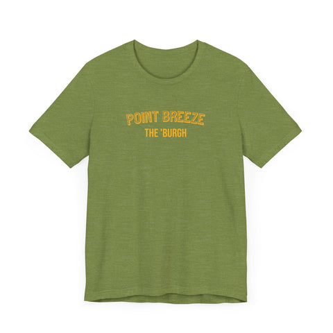 Point Breeze - The Burgh Neighborhood Series - Unisex Jersey Short Sleeve Tee T-Shirt - YinzerShop