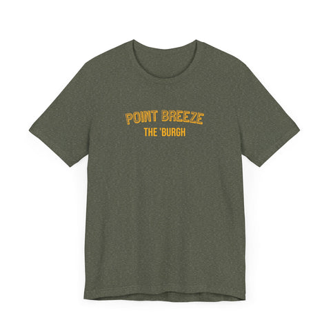 Point Breeze - The Burgh Neighborhood Series - Unisex Jersey Short Sleeve Tee T-Shirt - YinzerShop