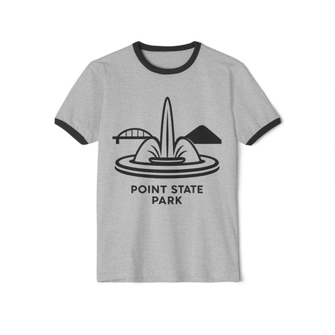 Point State Park - Unisex Cotton Ringer T-Shirt T-Shirt - YinzerShop