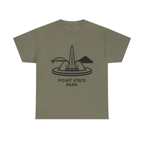 Point State Park - Unisex Heavy Cotton Tee T-Shirt - YinzerShop