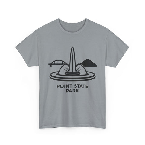 Point State Park - Unisex Heavy Cotton Tee T-Shirt - YinzerShop