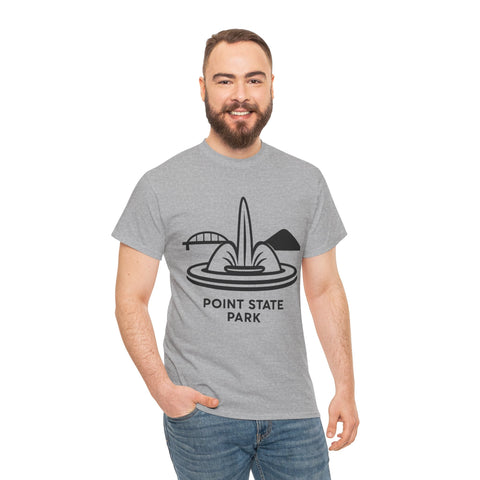 Point State Park - Unisex Heavy Cotton Tee T-Shirt - YinzerShop