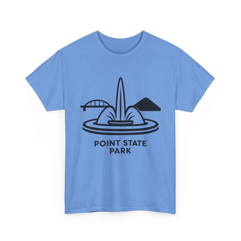 Point State Park - Unisex Heavy Cotton Tee T-Shirt - YinzerShop