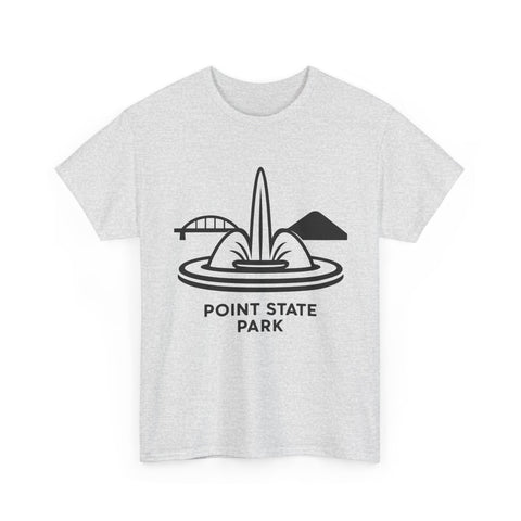 Point State Park - Unisex Heavy Cotton Tee T-Shirt - YinzerShop
