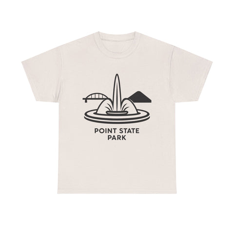 Point State Park - Unisex Heavy Cotton Tee T-Shirt - YinzerShop