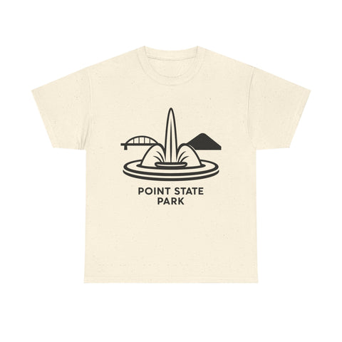 Point State Park - Unisex Heavy Cotton Tee T-Shirt - YinzerShop