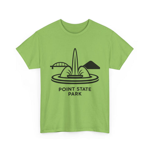 Point State Park - Unisex Heavy Cotton Tee T-Shirt - YinzerShop