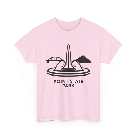 Point State Park - Unisex Heavy Cotton Tee T-Shirt - YinzerShop
