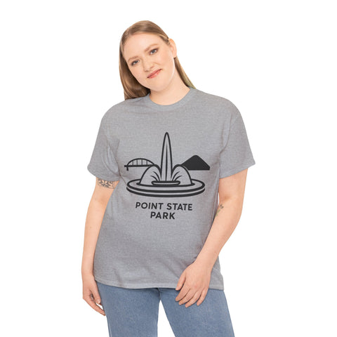 Point State Park - Unisex Heavy Cotton Tee T-Shirt - YinzerShop