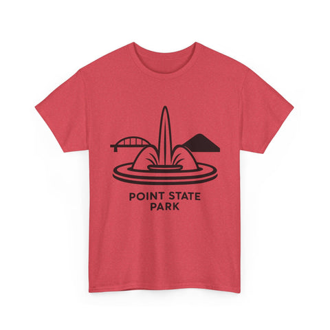 Point State Park - Unisex Heavy Cotton Tee T-Shirt - YinzerShop