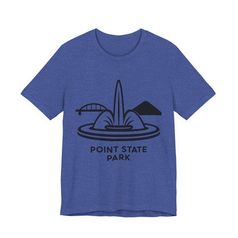 Point State Park - Unisex Jersey Short Sleeve Tee T-Shirt - YinzerShop
