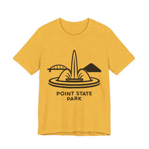 Point State Park - Unisex Jersey Short Sleeve Tee T-Shirt - YinzerShop