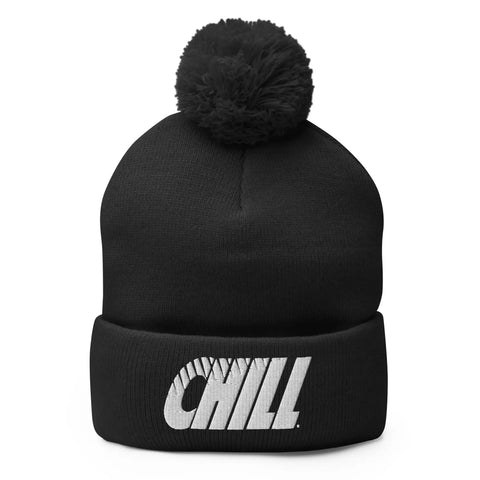 Columbus Chill Beanie  Vintage Ice Hockey Black  