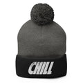 Columbus Chill Beanie  Vintage Ice Hockey Dark Heather Grey/ Black  