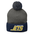 Johnstown Jets Beanie  Vintage Ice Hockey Dark Heather Grey/ Navy  