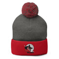 Columbus Owls™ / Grand Rapids Owls™ Beanie  Vintage Ice Hockey Dark Heather Grey/ Red  