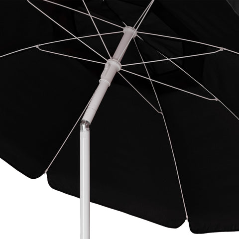 Portable Beach Umbrella - Pittsburgh Panthers UPF 50+ Sunshade With Adjustable Tilt Licensed - YinzerShop