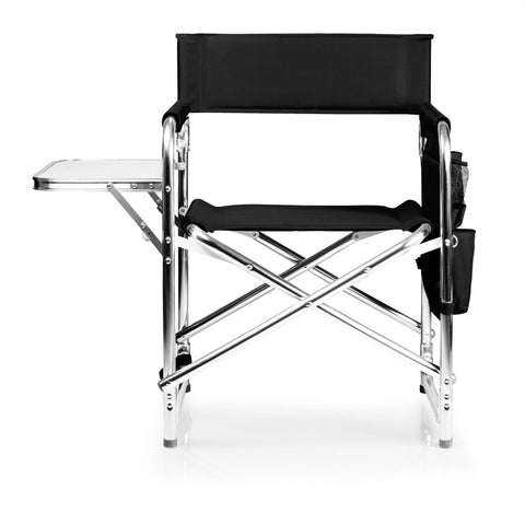 Portable Folding Chair Pittsburgh Panthers - Lightweight Travel Chair With Fold-Out Side Table Licensed - YinzerShop