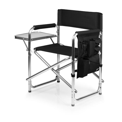 Portable Folding Chair - Pittsburgh Penguins Sports Tailgater Chair With Side Table Licensed - YinzerShop