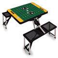 Portable Folding Picnic Table | Pittsburgh Steelers Football Field Camping Table with Basket Weave Seats Licensed - YinzerShop