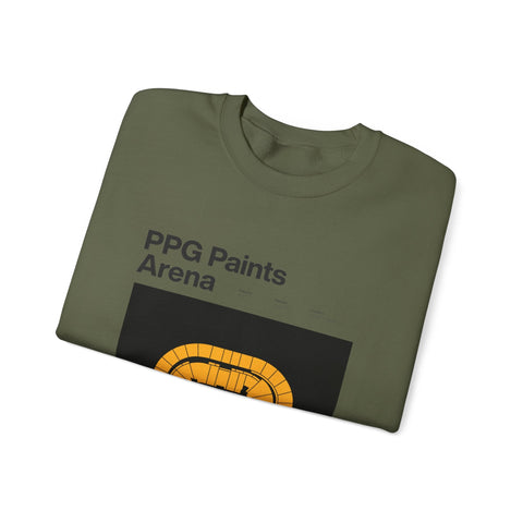 PPG Paints Arena - Heavy Blend™ Crewneck Sweatshirt Sweatshirt - YinzerShop