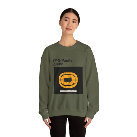 PPG Paints Arena - Heavy Blend™ Crewneck Sweatshirt Sweatshirt - YinzerShop