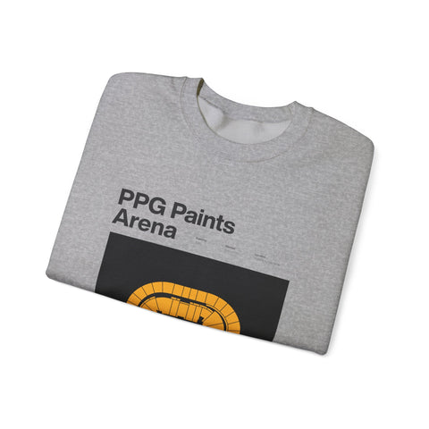 PPG Paints Arena - Heavy Blend™ Crewneck Sweatshirt Sweatshirt - YinzerShop