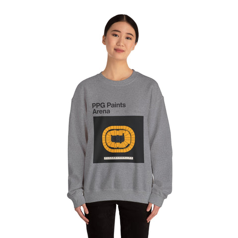 PPG Paints Arena - Heavy Blend™ Crewneck Sweatshirt Sweatshirt - YinzerShop