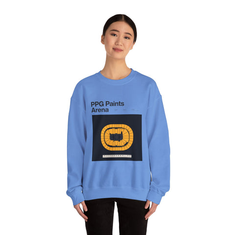 PPG Paints Arena - Heavy Blend™ Crewneck Sweatshirt Sweatshirt - YinzerShop