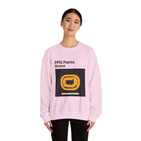PPG Paints Arena - Heavy Blend™ Crewneck Sweatshirt Sweatshirt - YinzerShop